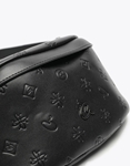 Εικόνα από Crossbody γυναικείο τσαντάκι με logo print Μαύρο